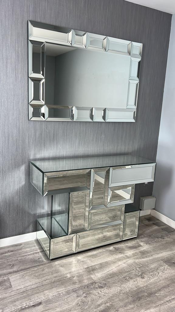 Panache Console Table & Mirror Set