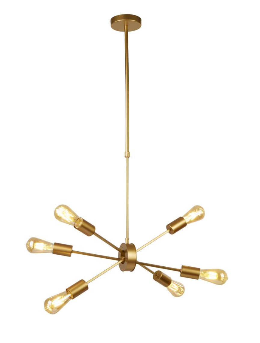 6 Light Ceiling Pendant SL 2906-6GO RRP £199