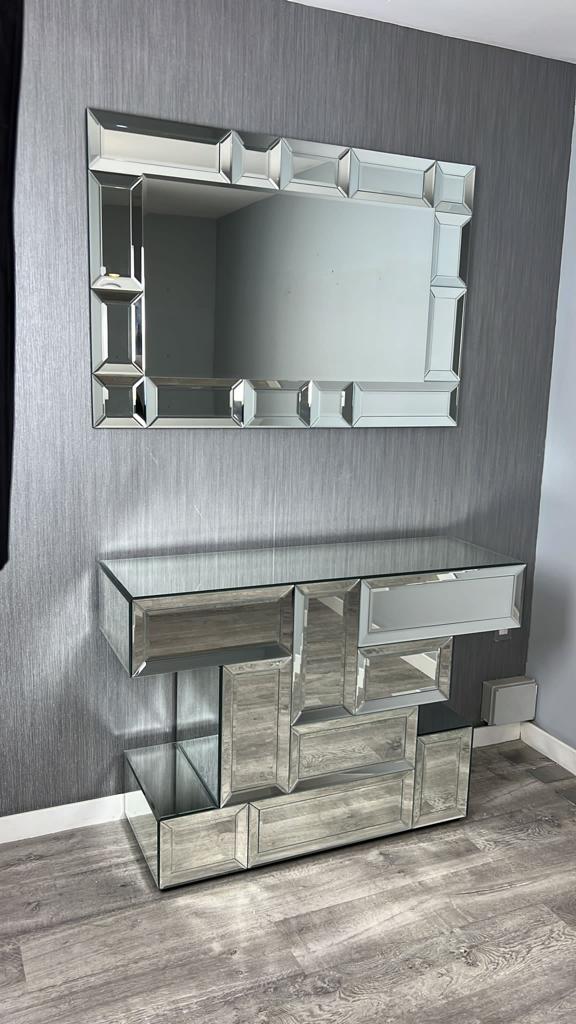 Panache Console Table & Mirror Set