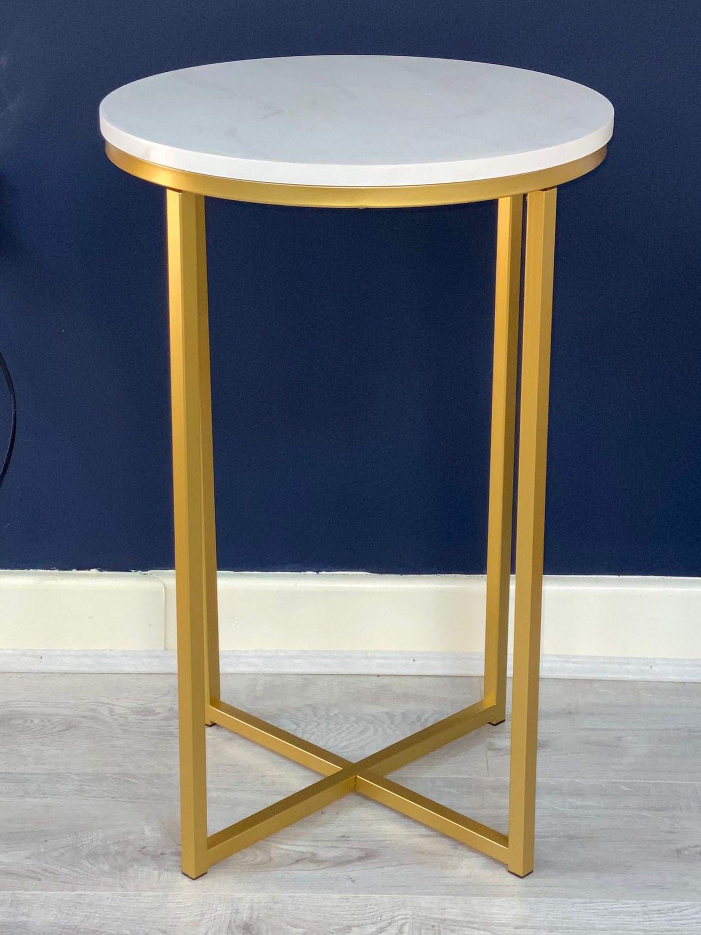 Toronto Marble Effect Side Table