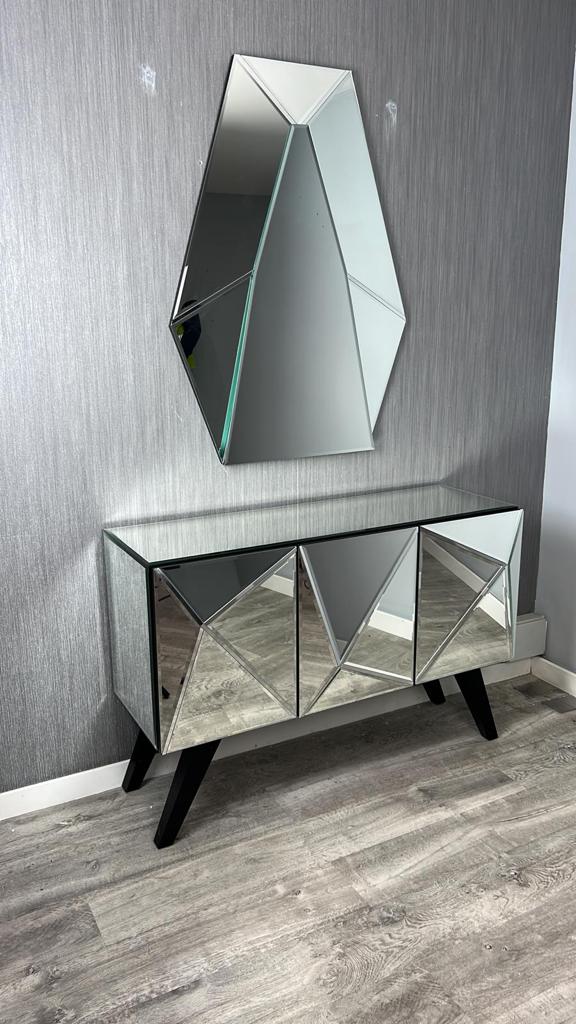 Panache Collection Console Table & Mirror Set