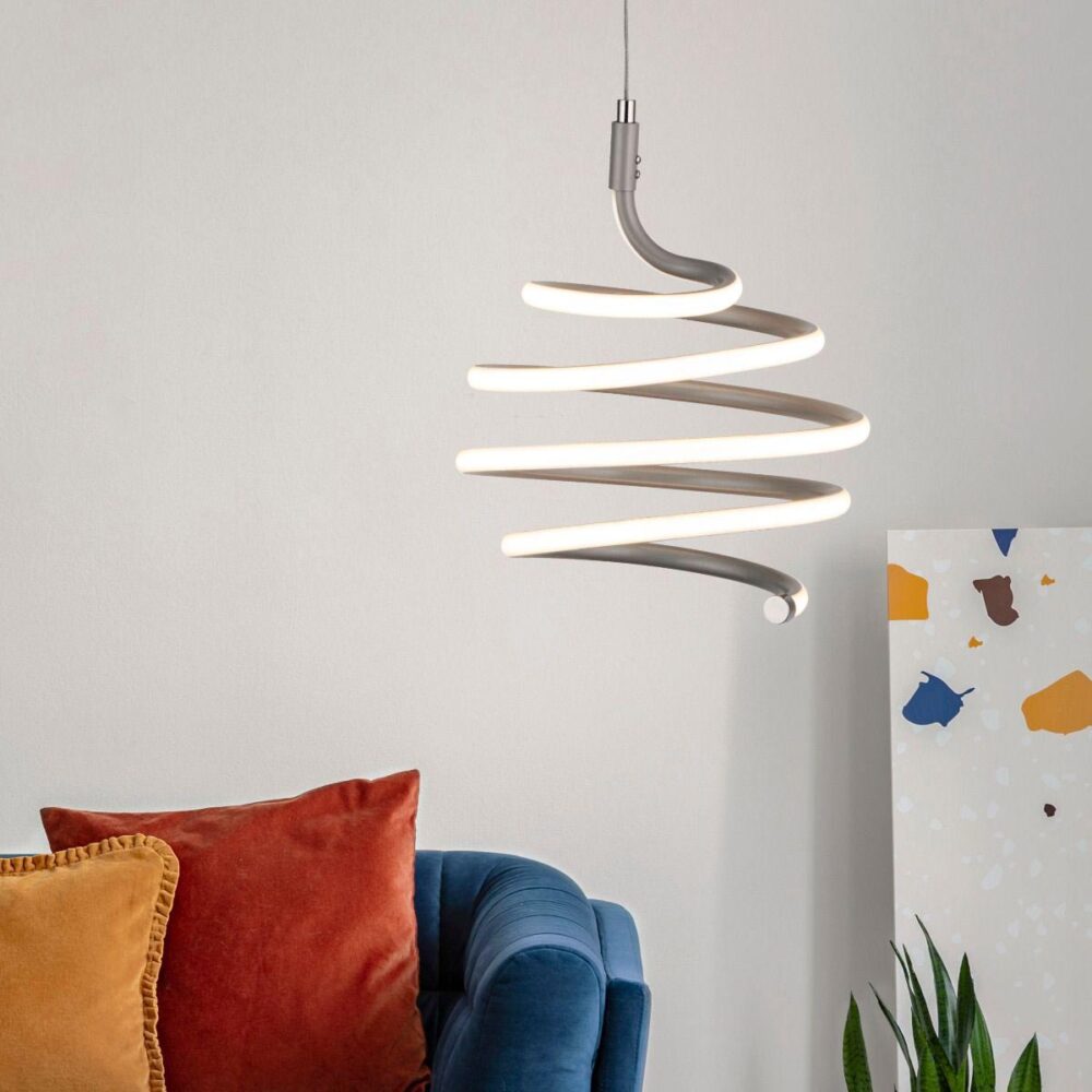 7458GY Swirl LED Ceiling Pendant RRP £169.00